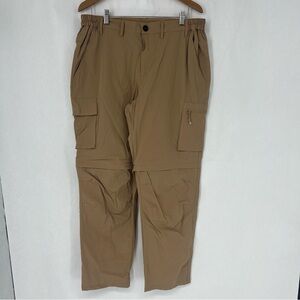 Gash hao Men's Versatile Tan Cargo Pants